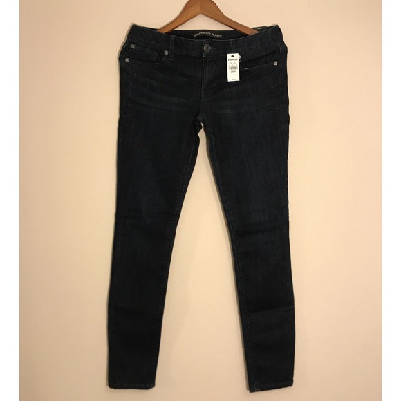 Express Denim - Express NWT Stella Low Rise Jean Legging Dark Wash